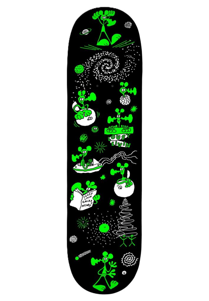 lousy house skateboard deck